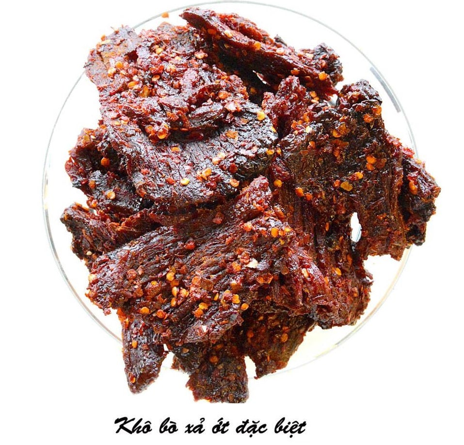 Special Lemongrass Beef Jerky Khô Bò Sả Ớt Đặc Biệt Kho Bo So 1
